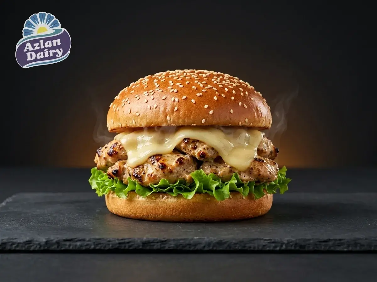 BBQ Malai Boti Cheese Burger