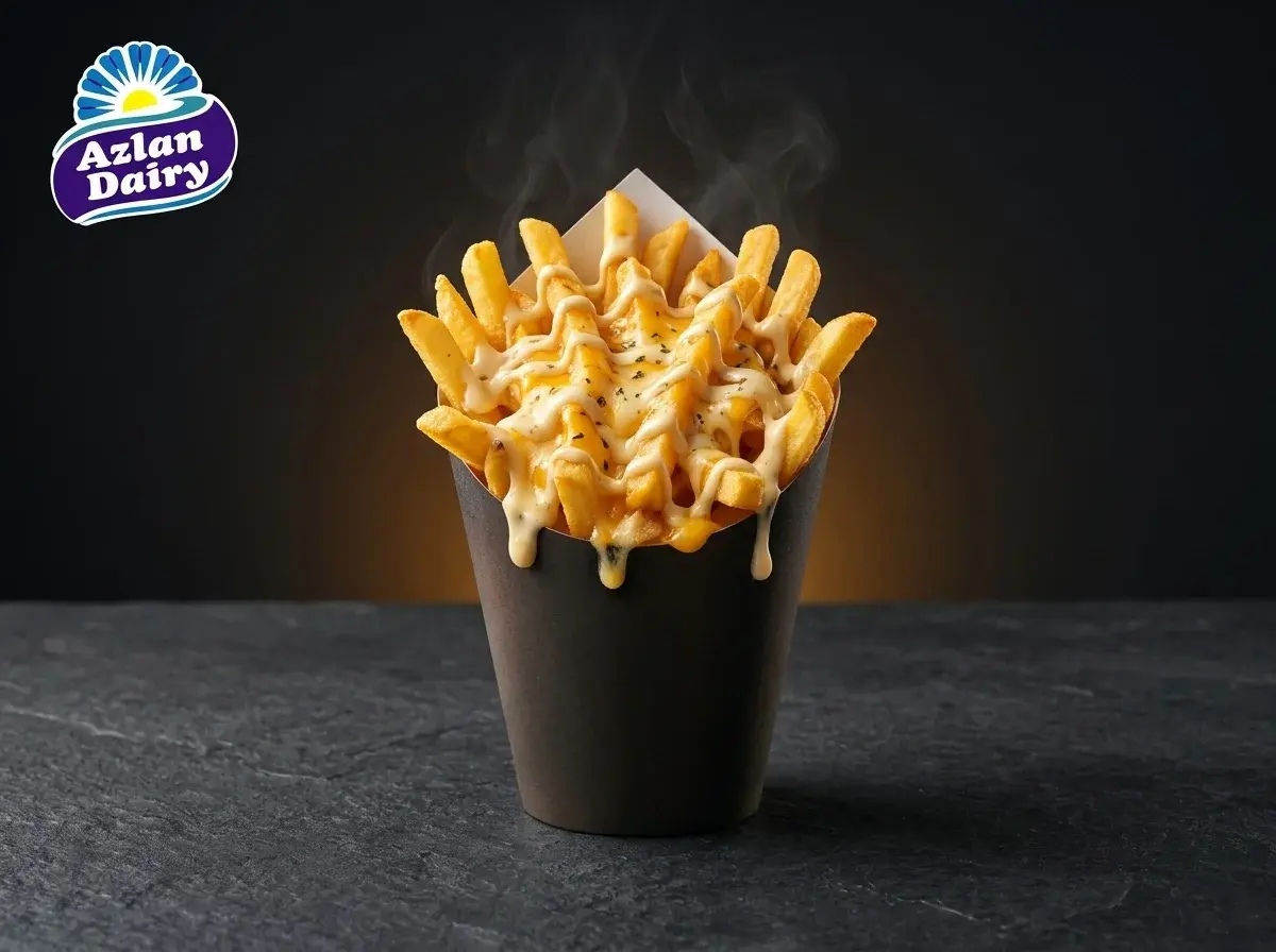 Mayo Garlic Cheese Fries