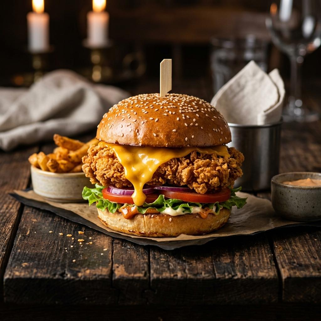 Hot & Crispy Zinger Burger