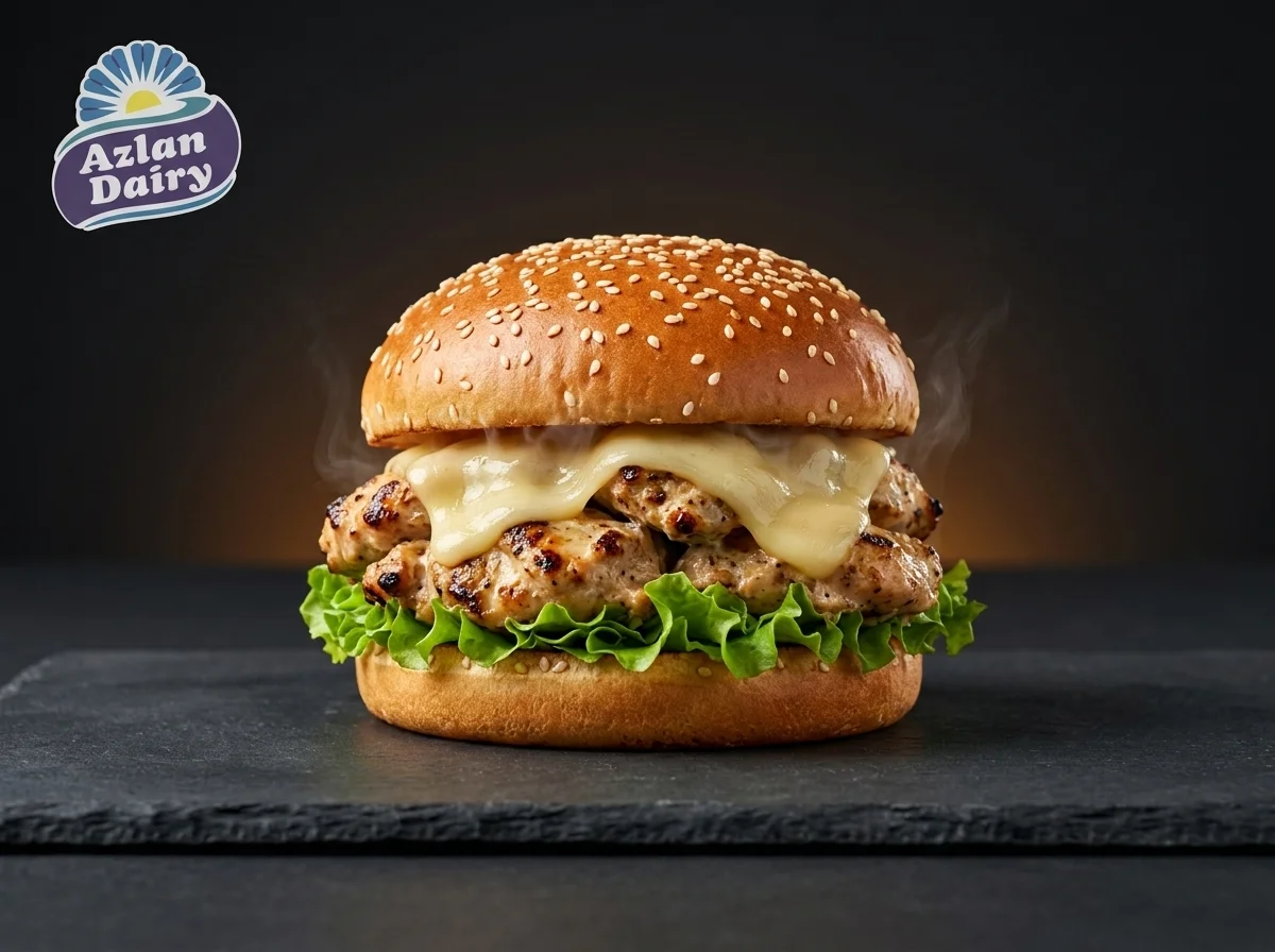 Bbq Malai Boti Cheese Burger