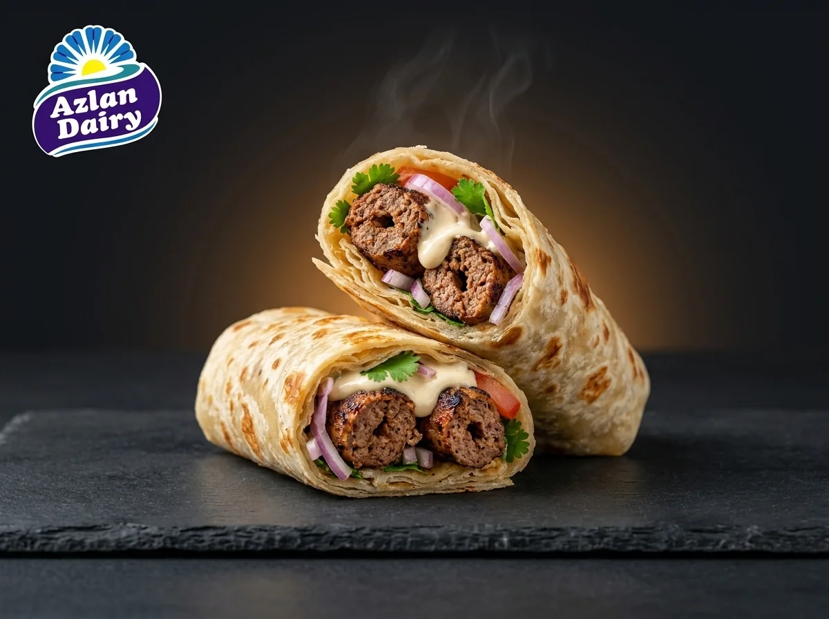 Beef Kabab Mayo Roll