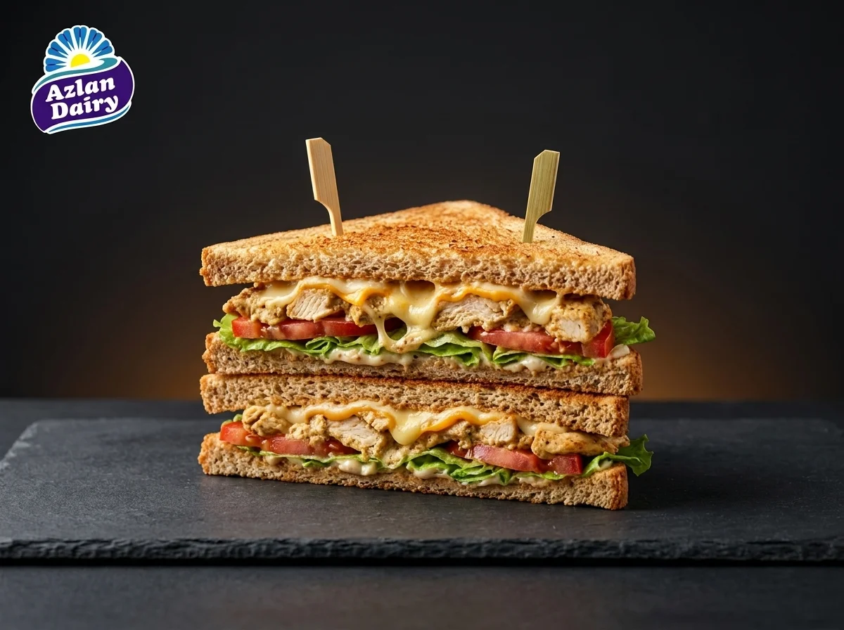 Malai Cheese Club Sandwich