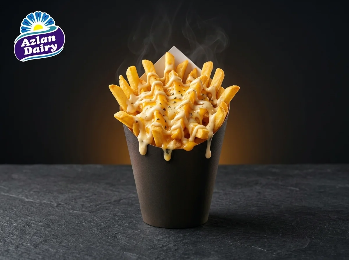 Mayo Garlic Cheese Fries